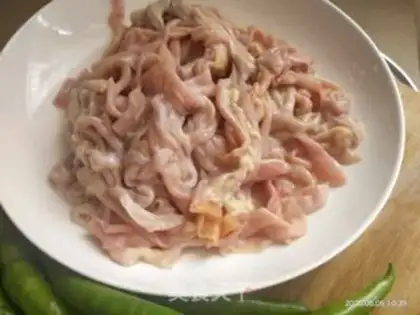 Make Duck intestines step 1