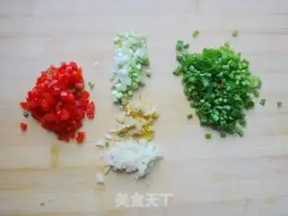 Make Mountain pasta fish step 2