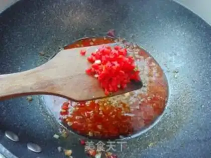 Make Mountain pasta fish step 6