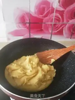 Make Old green bean cake step 7