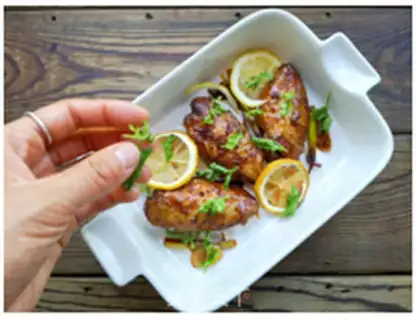 Make Lemon chicken wings step 8