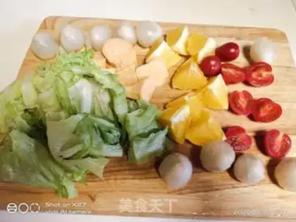 Make Egg and fruit salad step 0
