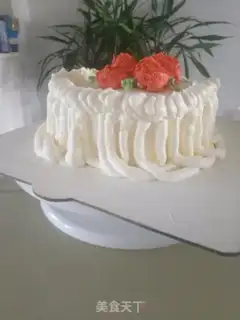 Make Creamed pastry cake step 14