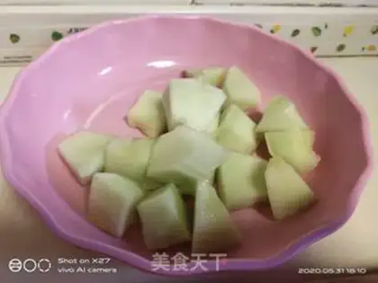 Make Egg and fruit salad step 1