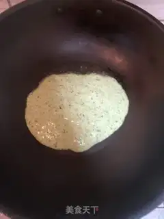 Make Spinach egg pancakes step 4