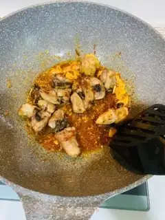 Make Hot potato chicken step 9