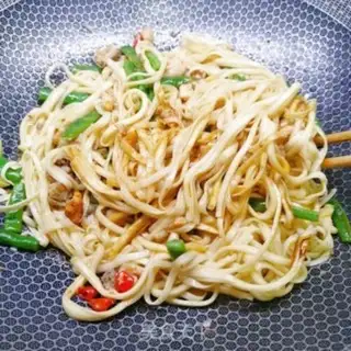 Make Four season bean noodles step 9