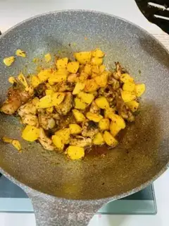 Make Hot potato chicken step 11