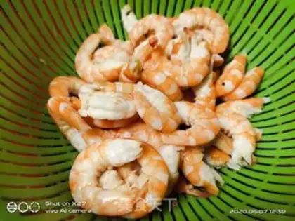 Make Cream shrimp step 2