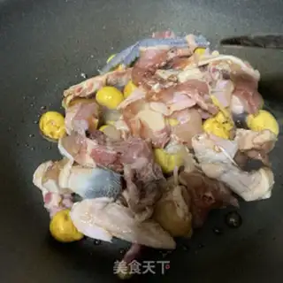 Make Chicken chestnuts step 3