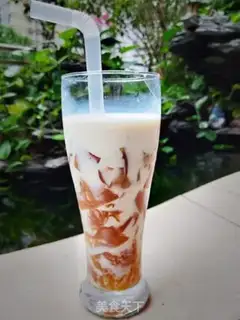 Make Lemon tea and milk freeze step 8