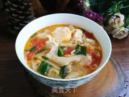 Make Tomato egg-skin soup step 9