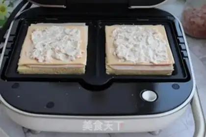 Make Cheese tuna ham sandwich step 4