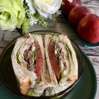 Make Dove onion sandwich step 18