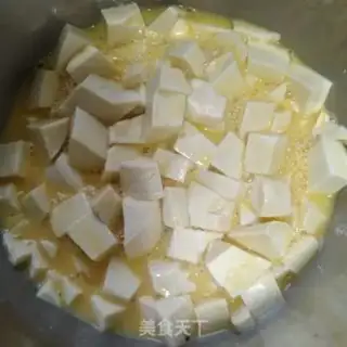 Make Hot pepper eggs and tofu step 3