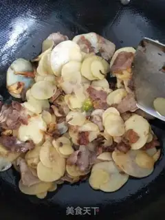 Make Pork potato chips step 7
