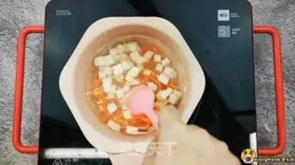 Make Beef tofu noodles step 4