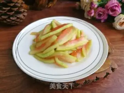 Make Watermelon peels step 3