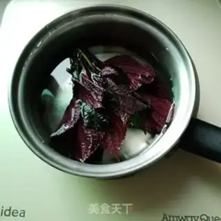 Make Purple lemon tea step 1