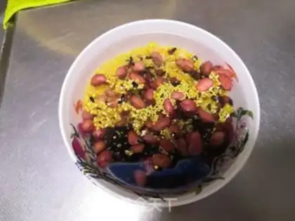 Make Ice cold, black rice step 1