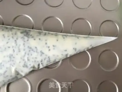 Make Black sesame pretzels step 9