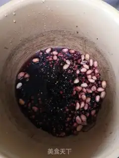 Make Ice cold, black rice step 2