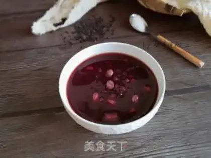 Make Ice cold, black rice step 4