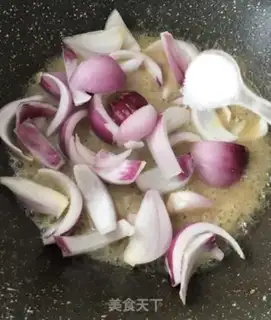 Make Onion fried liver step 12