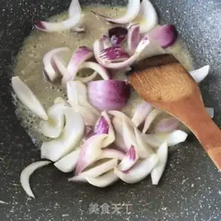 Make Onion fried liver step 13