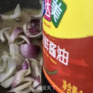Make Onion fried liver step 14