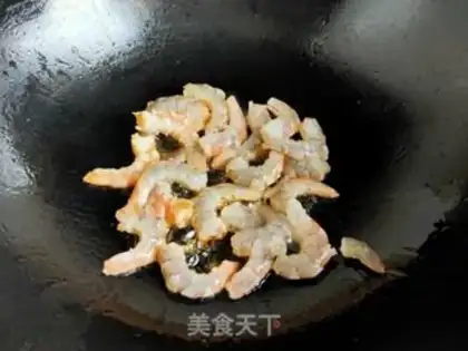 Make Peas and shrimp step 2