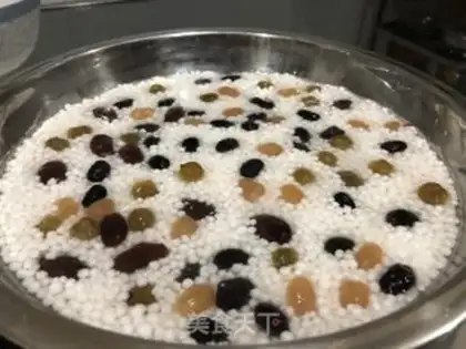 Make Bean rice cake step 3