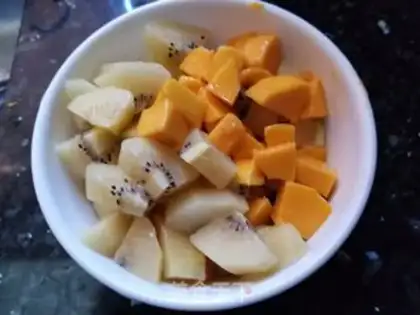 Make Fruit and rice turtle ointment step 7