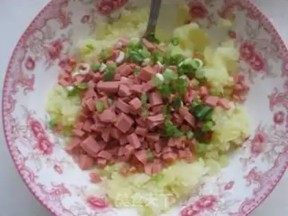 Make Cheese potato ball step 1