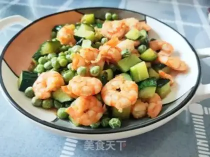 Make Peas and shrimp step 11
