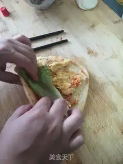 Make Homemade egg-bread on the street step 17