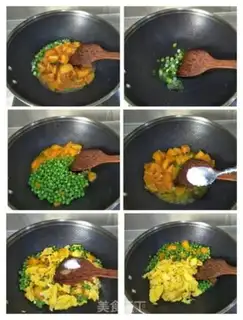 Make Peas and tomato fried eggs step 4
