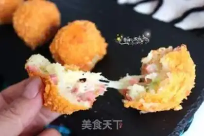 Make Cheese potato ball step 14