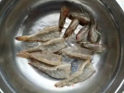 Make Cheese shrimp step 1