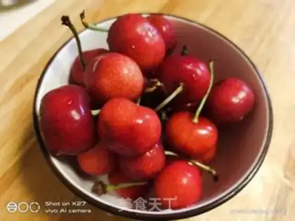Make Cherry cherries salad step 3