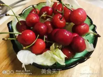 Make Cherry cherries salad step 5