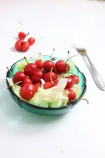 Make Cherry cherries salad step 6
