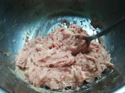 Make Cream dumplings step 1