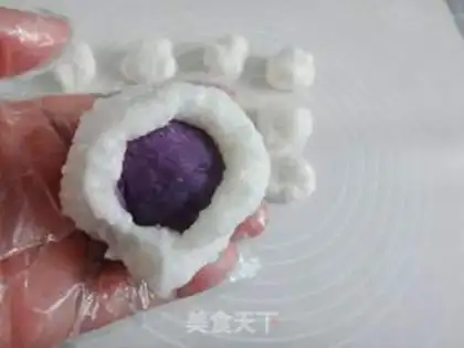 Make Purple crystal mooncake step 7