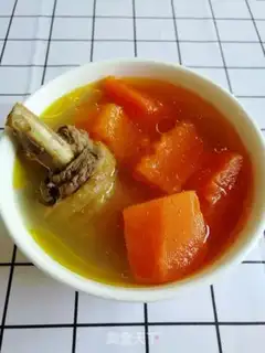 Make Pumpkin-cooked mackerel soup step 4