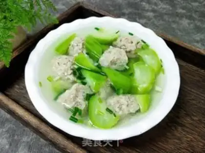 Make Meatball melon soup step 12
