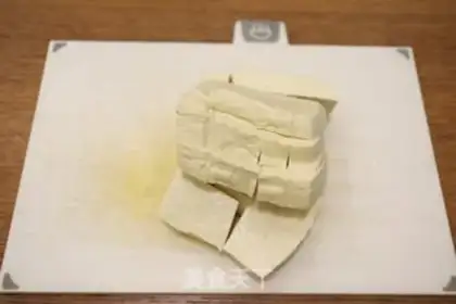Make Spicy tofu step 2