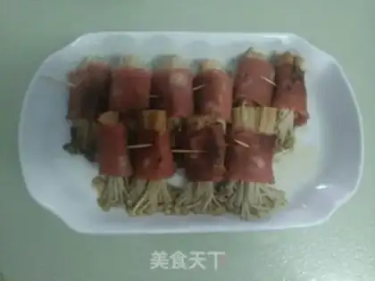 Make Bacon pins and mushrooms step 10