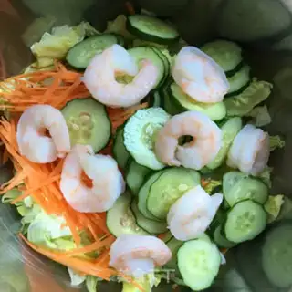 Make Shrimp egg salad step 5