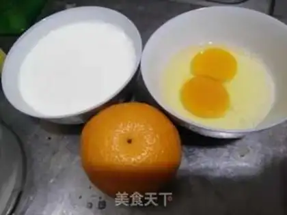 Make Simple fruit milk pudding step 1